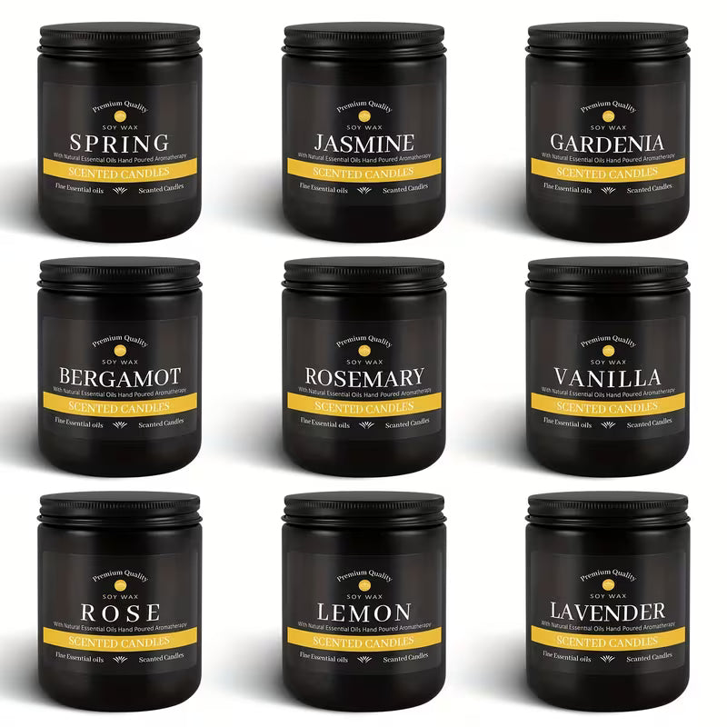 Black Scented Candles