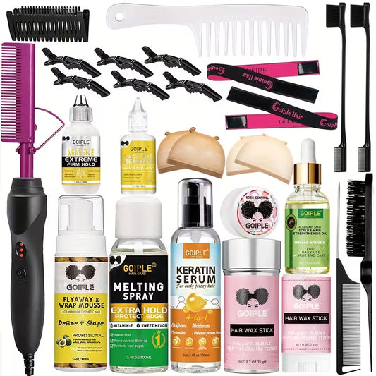 Hot Comb & Wig Installation Kit