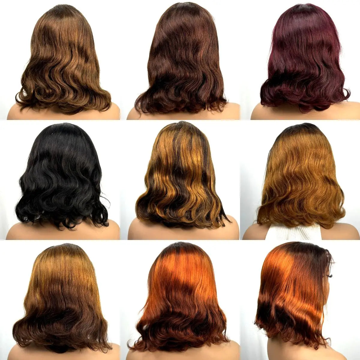 Body Wave Human Hair Wigs 12inch 250 density 12A 100% Human Hair 4x4 Transparent Lace Closure Wavy Hair Wigs for Women