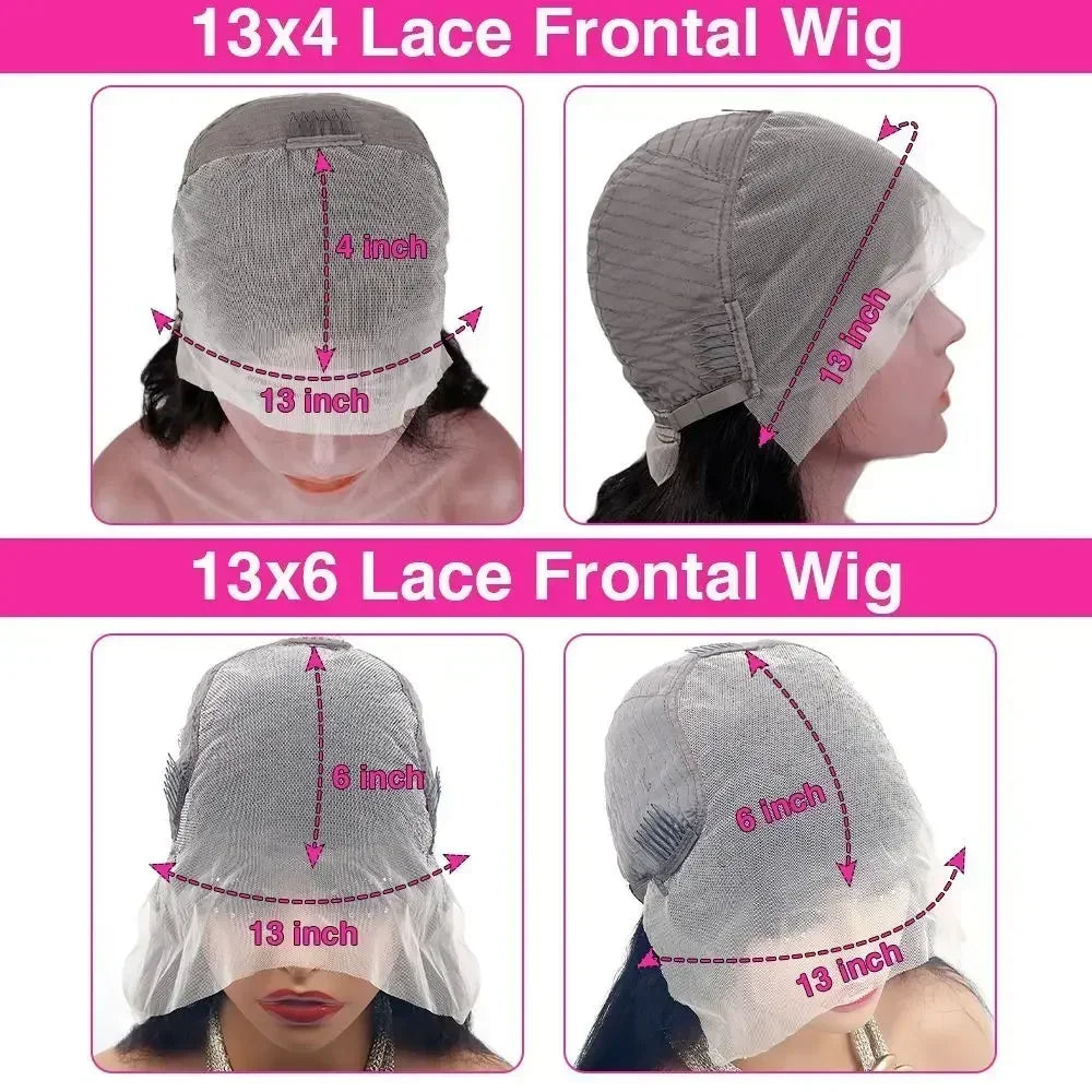 HD Lace Frontal Wigs Honey Blonde Colored Highlight Body Wave Human Hair Pre-plucked